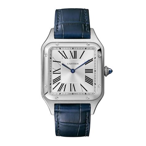 cartier santos dial quartz